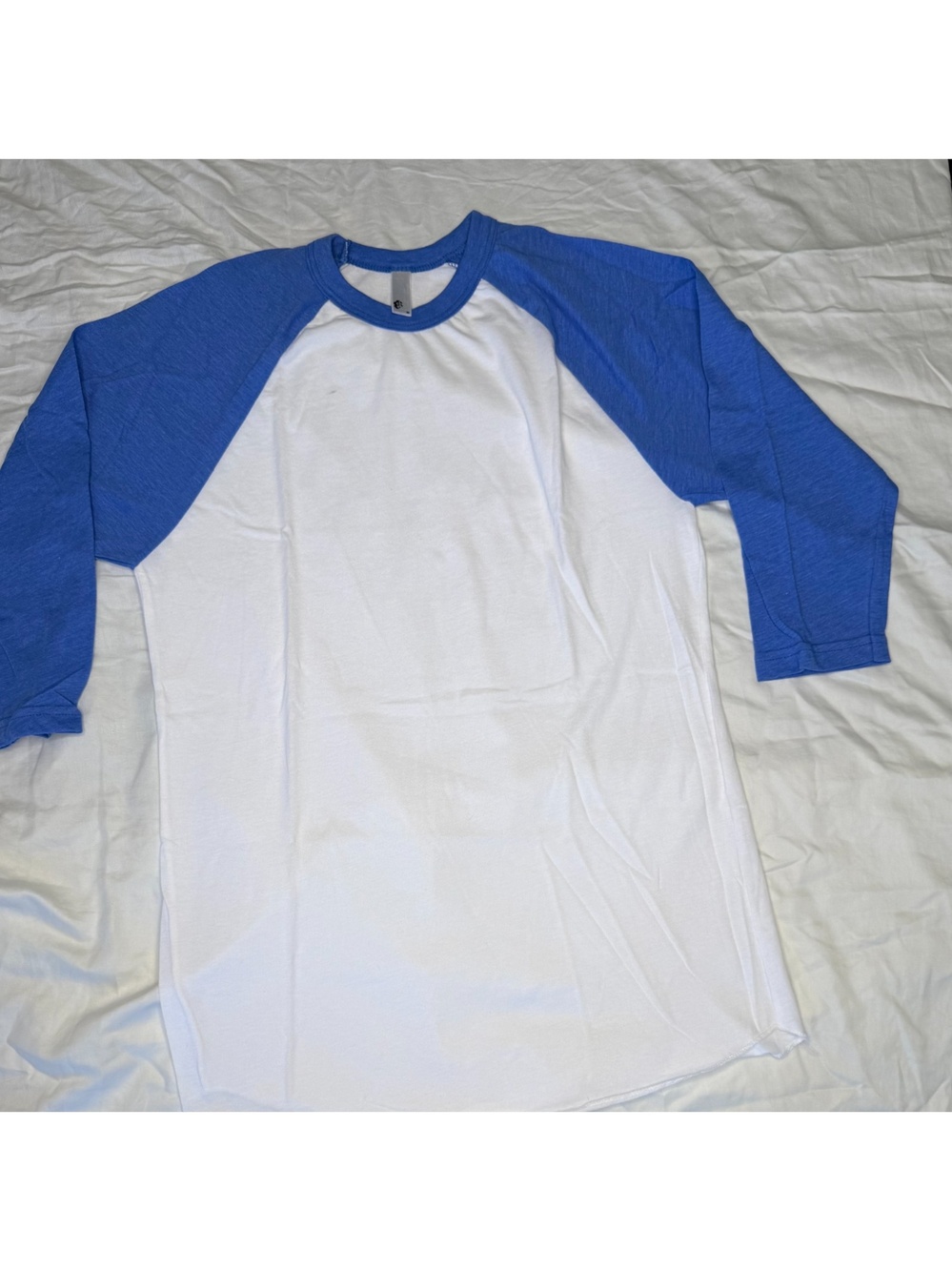 American Apparel Classic 3/4 Sleeve Poly Cotton Raglan Tee